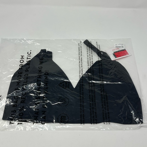 NEW! SPANX Better Base Cotton Comfort Sz L Bralette Very Black 30048R W1 - Picture 3 of 4